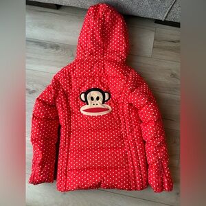 Paul Frank Julius Monkey Full-Zip Puffer Jacket | Y2K Style | Size M